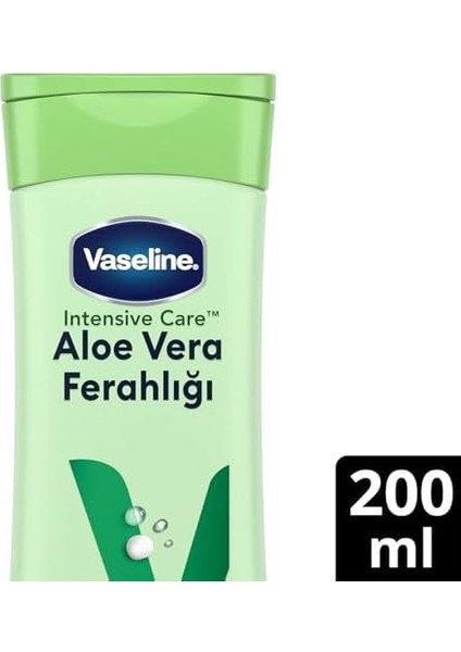 Vaseline Vücut Losyonu Aloe Vera Ferahlığı Kuru Ciltler Için 200 ml modelleri