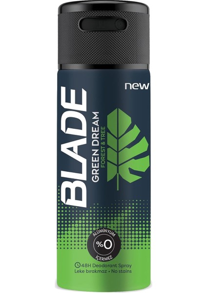 Blade Deodorant Green Dream, 150 Mililitre modelleri