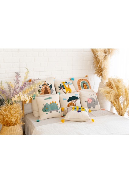 El Işçiliği Balık Desen Punch Çocuk Kırlenti – Buldan Dokuması (43X43 Cm) modelleri