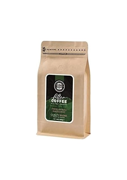 By Tüfekçi Fındıklı Filtre Kahve 250 gr Valfli Ambalaj