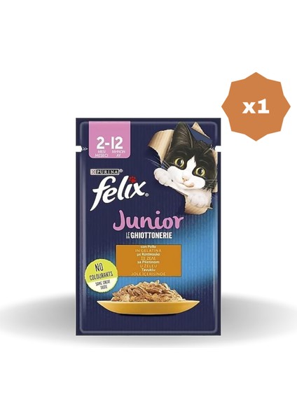 Yavru Kedi Yaş Mama Tavuk Etli 85 gr - (1 Adet)