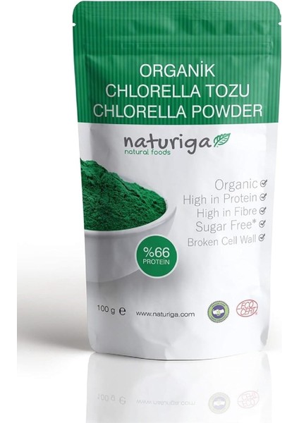Naturiga Organik Klorella Tozu 100 gr