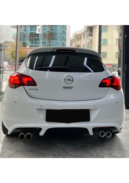 Opel Astra J Hb Irmscher Difüzör Plastik 2009-2012 Uyumlu Parlak Siyah