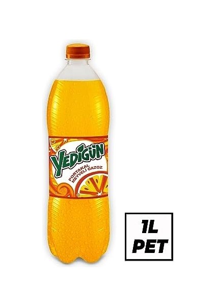 Yedigün Portakal Meyveli Gazoz Pet 4x1 L fiyatları