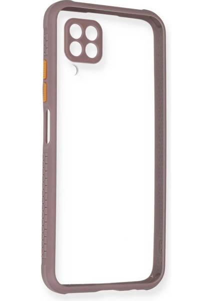 P40 Lite Kılıf Miami Şeffaf Silikon - Açık MOR-(5796)