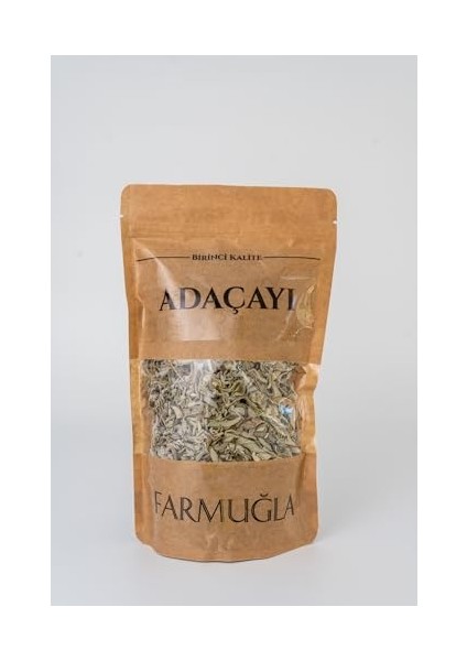 Farmuğla Adaçayı Sıyırma, Farmuğla Kurutulmuş Adaçayı Yaprakları, 100G Paket - Saf, Mutfak Amaçları ve Bitki Çayları Için Ideal, Zengin Aroma