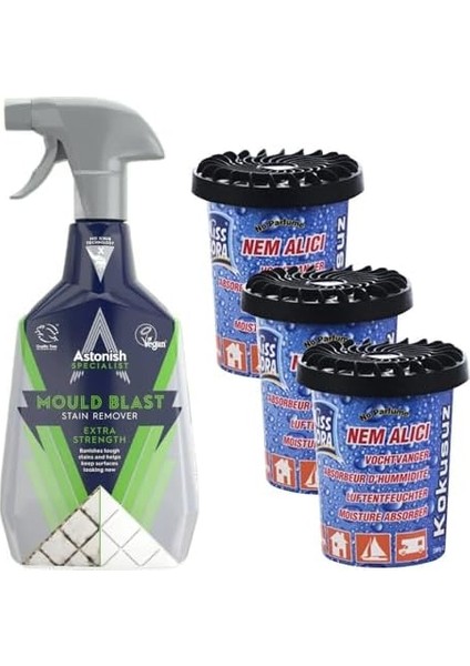 Astonish Küf Temizleyici 750 ml + 200 G Nem Alıcı 3 Adet fiyatları