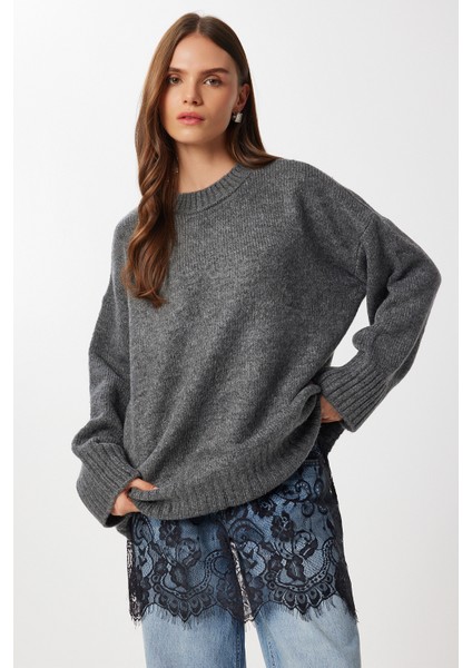 Mini Dantel Etek LRX0017 Siyah