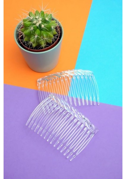 Şeffaf Tarak Toka 2 Adet,kadın Çocuk Mandal Toka, Lastik Toka Seti, Toka Organizer, Toka, Kız Çocuk Toka, Toka