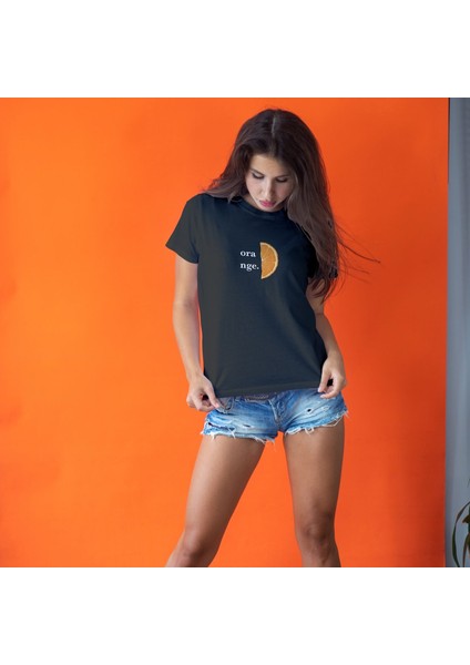 Orange Tişört - Siyah