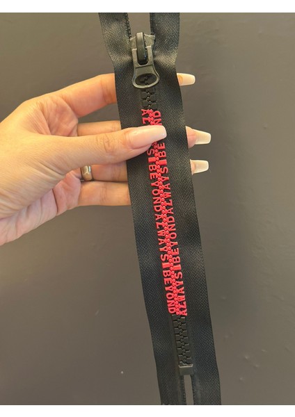 24X4 cm Dişli Renkli Fermuar