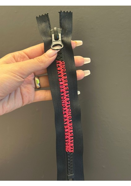 24X4 cm Dişli Renkli Fermuar modelleri