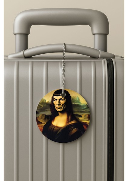 Pleksi Zincirli Bavul Etiketi Seyahat Tatil Için Tasarım Valiz Etiketi Monafilm