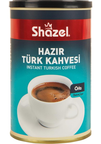 Shazel Hazır Türk Kahvesi Orta - Teneke - 250 gr