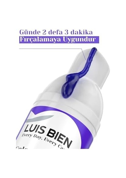 Luis Bien Diş Beyazlatıcı Jel | Renk Tonu Eşitleyici | 50ML | Anında Etki modelleri