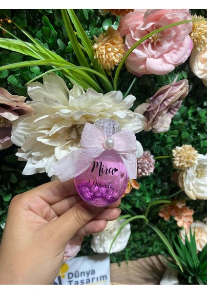 Incili ve Simli Hediyelik Kolonya Söz, Nişan, Nikah, Düğün, Kına 10 Adet