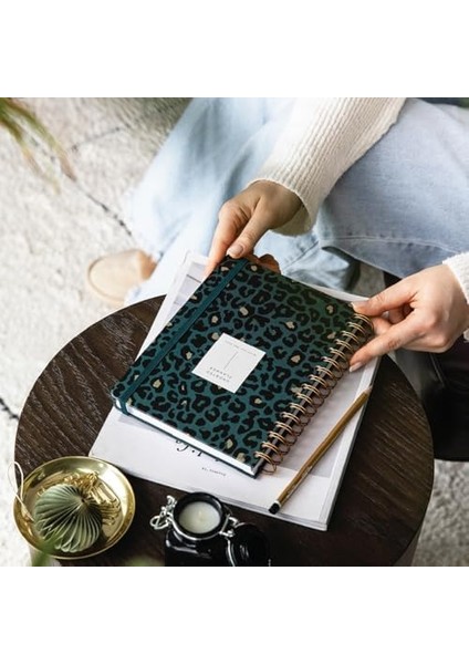 Spiralli Süresiz Planlayıcı Ajanda Yeşil - 15X21 fiyatları