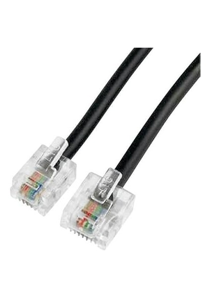 Adsl Vdsl Modem Kablosu, RJ11 Kablo, Köken Telefon Kablosu, 6 Metre fiyatları