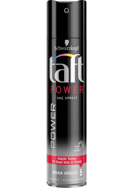 2 Adet Taft Saç Spreyi No 5 Power Kafainli Mega Güçlü 250 ml fiyatları
