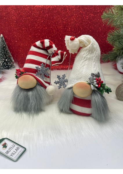 2’li Aşk ve Şans Cücesi, Gnome , Sevgiliye ,yılbaşı Süsü, Yeniyıl Seti modelleri