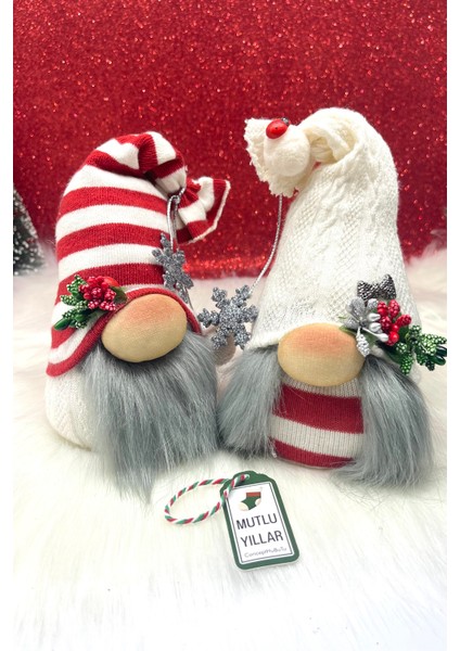 2’li Aşk ve Şans Cücesi, Gnome , Sevgiliye ,yılbaşı Süsü, Yeniyıl Seti