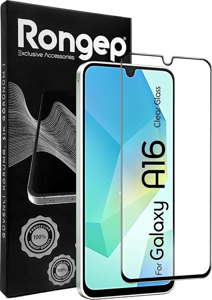 Samsung Galaxy A16 Için Ekran Koruyucu 9h Sertlikte Anti-Static Temperli Cam Görüntü Kalitesini ve Dokunmatiği Etkilemeyen Çizilme ve Darbelere Karşı Ekranı Kaplayan Premium Galaxy A16 Koruma