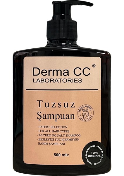 Derma cc Laboratories Tuzsuz Şampuan 500 ml