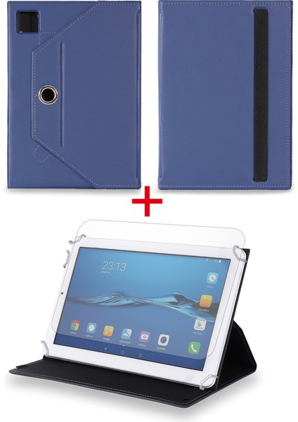 Sunny 7854 7.85" Mavi Tablet Uyumlu Standlı Tablet Kılıfı + Nano Ekran Koruyucu