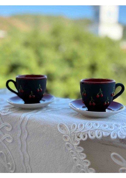 El Yapımı 2'li Seramik Fincan Takımı fiyatları