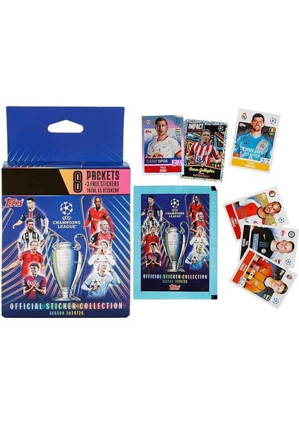 - 2025 Uefa Şampiyonlar Ligi Sticker - Eco Pack