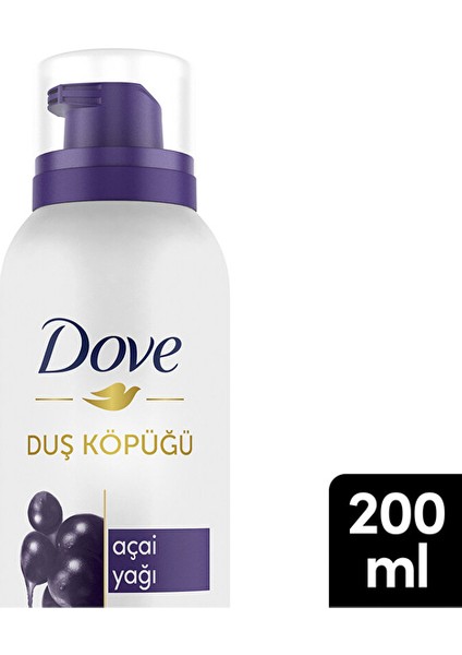 3 Adet Dove Duş Köpüğü 200ML Acai