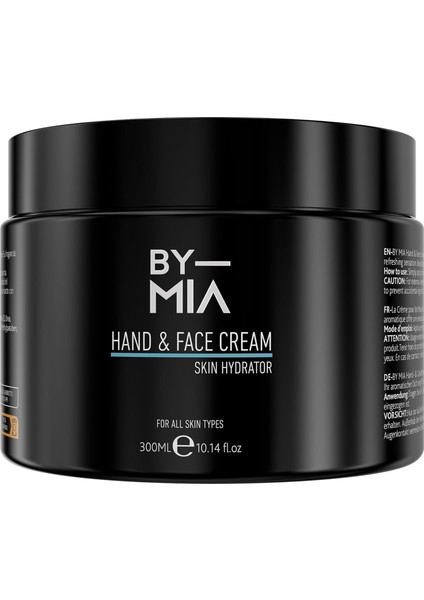 By Mıa El ve Yüz Kremi 300ML | Cilt Nemlendirici | Cildi Yumuşatır | Zenginleştirilmiş Formül | Ferahlatıcı Aromatik Koku | Hızlı Emilim Formülü