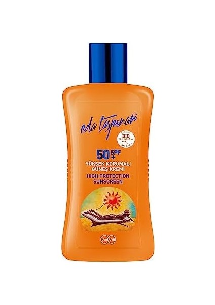 Eda Taşpınar Eda Taşpinar Spf 50+Yüksek Korumali Güneş Kremi 200 ml
