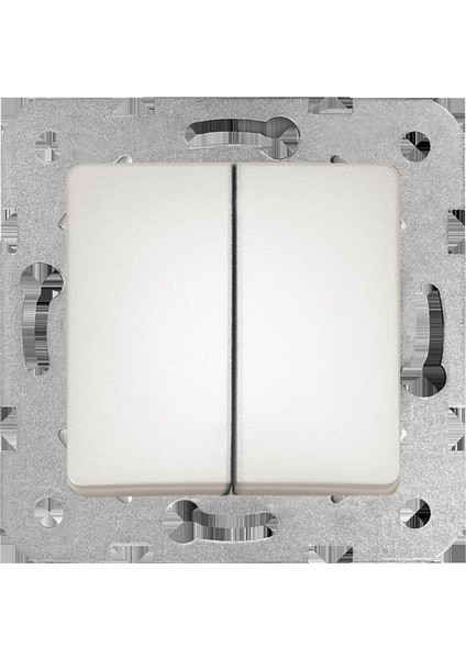 Linnera Life Sedef Beyaz Impulse Komütatör Mekanizma ve Düğme