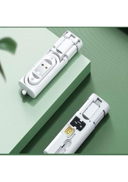 Aksesaurcı 7 In 1 Çok Işlevli USB C Seti Type-C, Usb, Micro -Ning Port, Seyahat Için USB Kablosu Sim Kart, Hafıza Kartı Saklama Kutusu, Kameralar ve Daha Fazlası Için modelleri