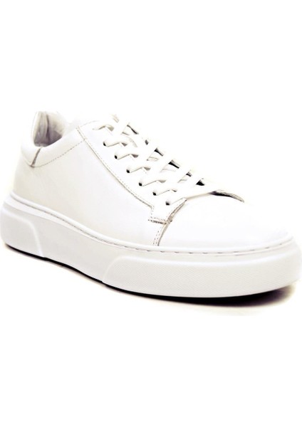 Beyaz Hakiki Deri Sneaker Ayakkabı 632.2501 indirimleri