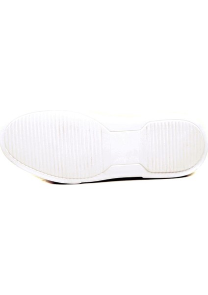Beyaz Hakiki Deri Sneaker Ayakkabı 632.2501