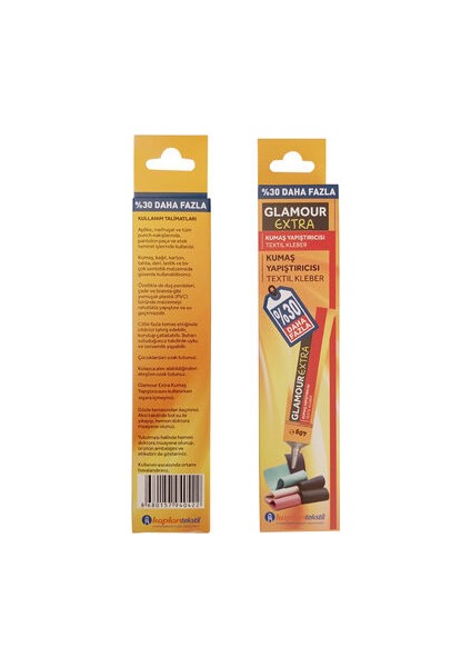 Glamour Ekstra Tekstil Kumaş Yapıştırıcısı 40 gr fırsatları