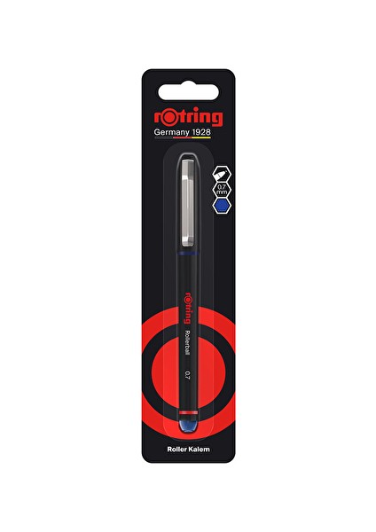 2 Adet Rotring Roller Kalem Mavi 0.7mm
