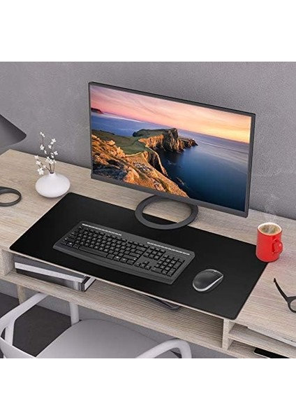 Bvifiox Büyük Oyun Mouse Pad 89,9 cm x 39,9 cm x 0,3 Cm, Premium Dokulu Kumaşlı Genişletilmiş Büyük Mouse Pad, Kaymaz Kauçuk Taban (SIYAH-9040) fiyatları