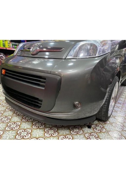 Fiat Fiorino 2008-2022 Uyumlu Evrensel 2 Parça Astra H Model Ön Ek Tampon Dili Lip Esnek Karlık