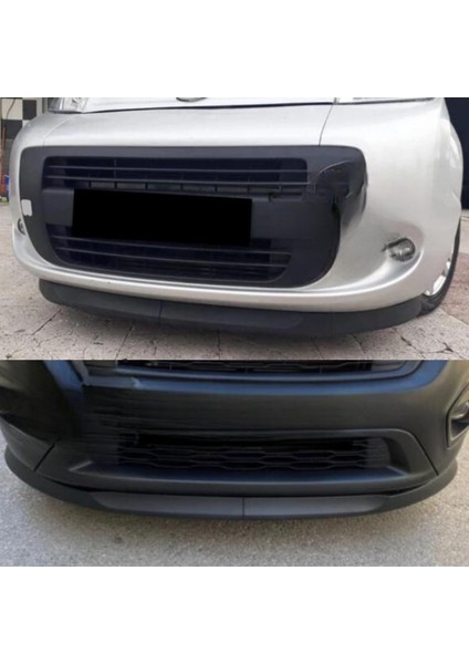 Fiat Fiorino 2008-2022 Uyumlu Evrensel 2 Parça Astra H Model Ön Ek Tampon Dili Lip Esnek Karlık modelleri