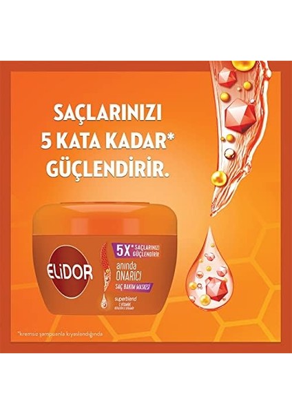 Elidor Superblend Saç Bakım Maskesi Anında Onarıcı C Vitamini Keratin Seramid 160 ml fiyatları