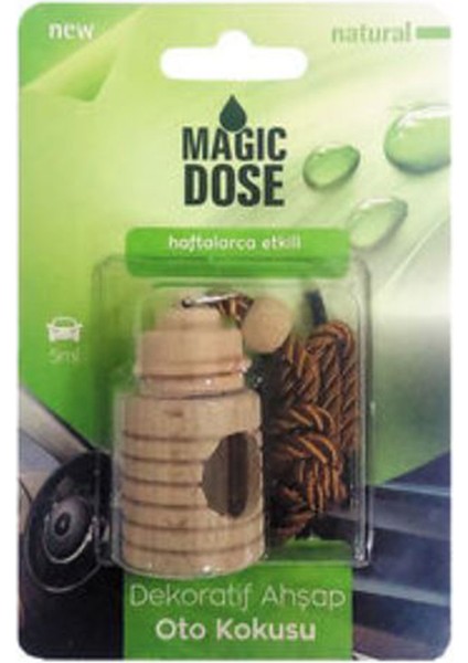 2 Adet Magic Dose Ahşap Oto Kokusu Natural FA1-337 fiyatları