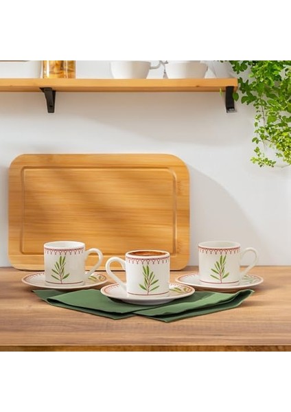 TE-208 Fincan Takımı-Desenli Fincan Takımı-Türk Kahvesi 6 Kişilik 90 cc fiyatları