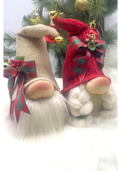 2’li Aşk ve Şans Cücesi, Gnome , Sevgiliye ,yılbaşı Süsü, Yeniyıl Seti fiyatları