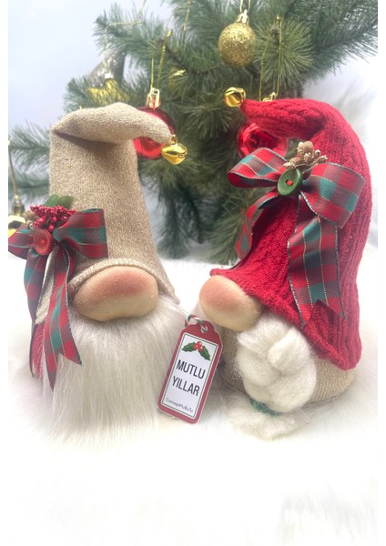 2’li Aşk ve Şans Cücesi, Gnome , Sevgiliye ,yılbaşı Süsü, Yeniyıl Seti indirimleri