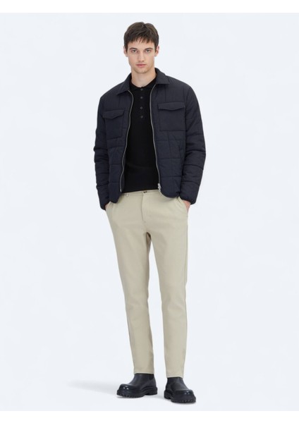 Siyah Regular Fit Bebe Yaka Casual Dokuma Mont fiyatları