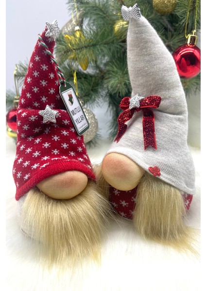 2’li Aşk ve Şans Cücesi, Gnome , Sevgiliye ,yılbaşı Süsü, Yeniyıl Seti fiyatları