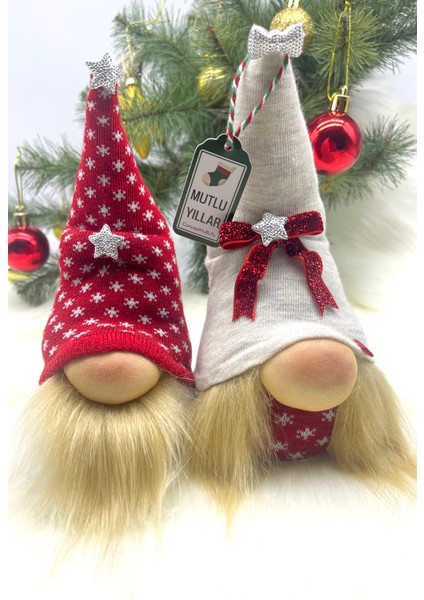 2’li Aşk ve Şans Cücesi, Gnome , Sevgiliye ,yılbaşı Süsü, Yeniyıl Seti modelleri